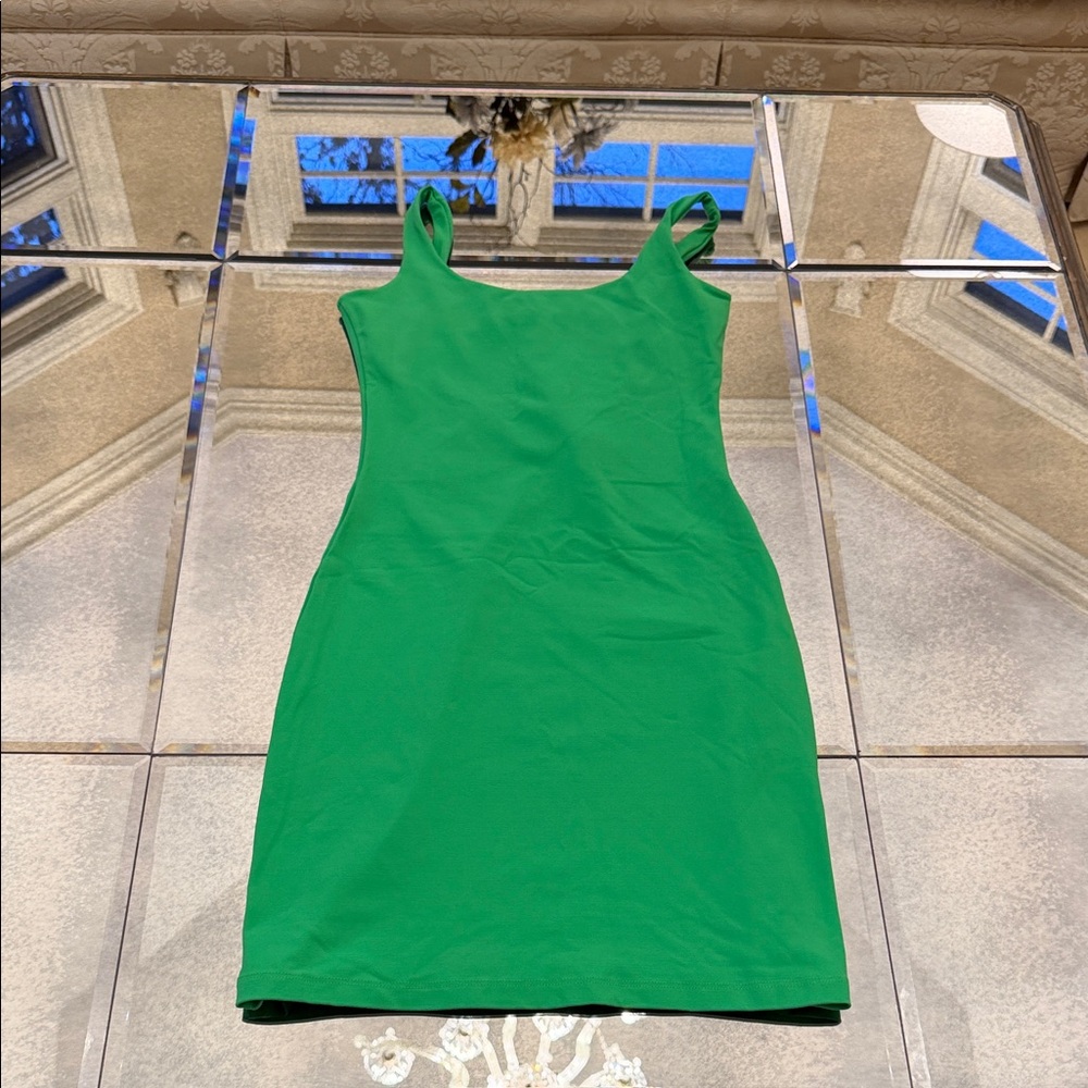 Susana Monaco Vibrant Green Mini Dress
